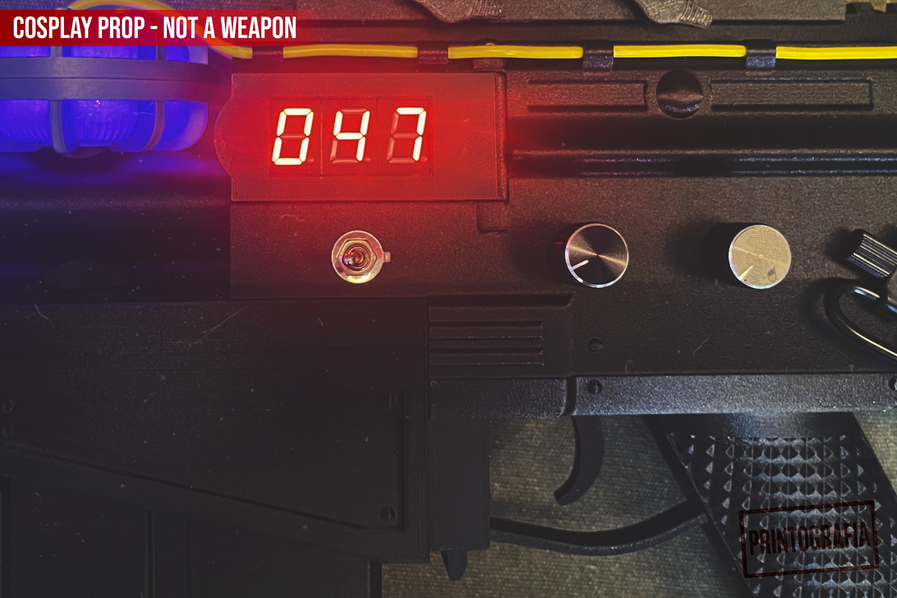 Gauss Rifle Cosplay Prop – STALKER inspired Fully Functional LED Version - Cosplay, Gamers, Changeable Colors, USB, Chernobyl, Ukraine