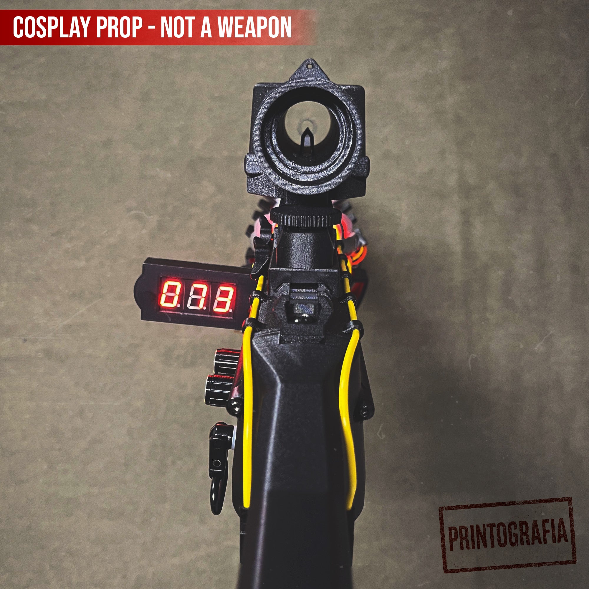Gauss Rifle Cosplay Prop – STALKER inspired Fully Functional LED Version - Cosplay, Gamers, Changeable Colors, USB, Chernobyl, Ukraine